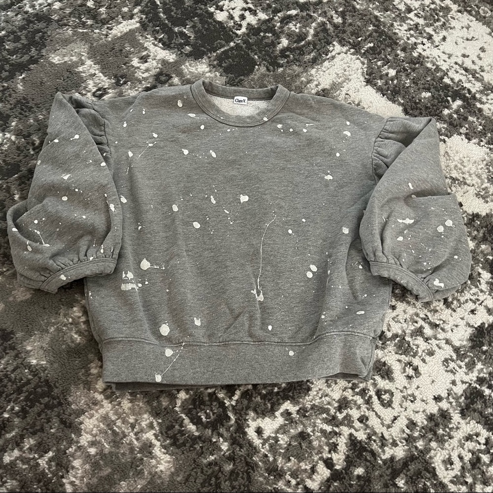 CLARE V Drop Shoulder Sweatshirt